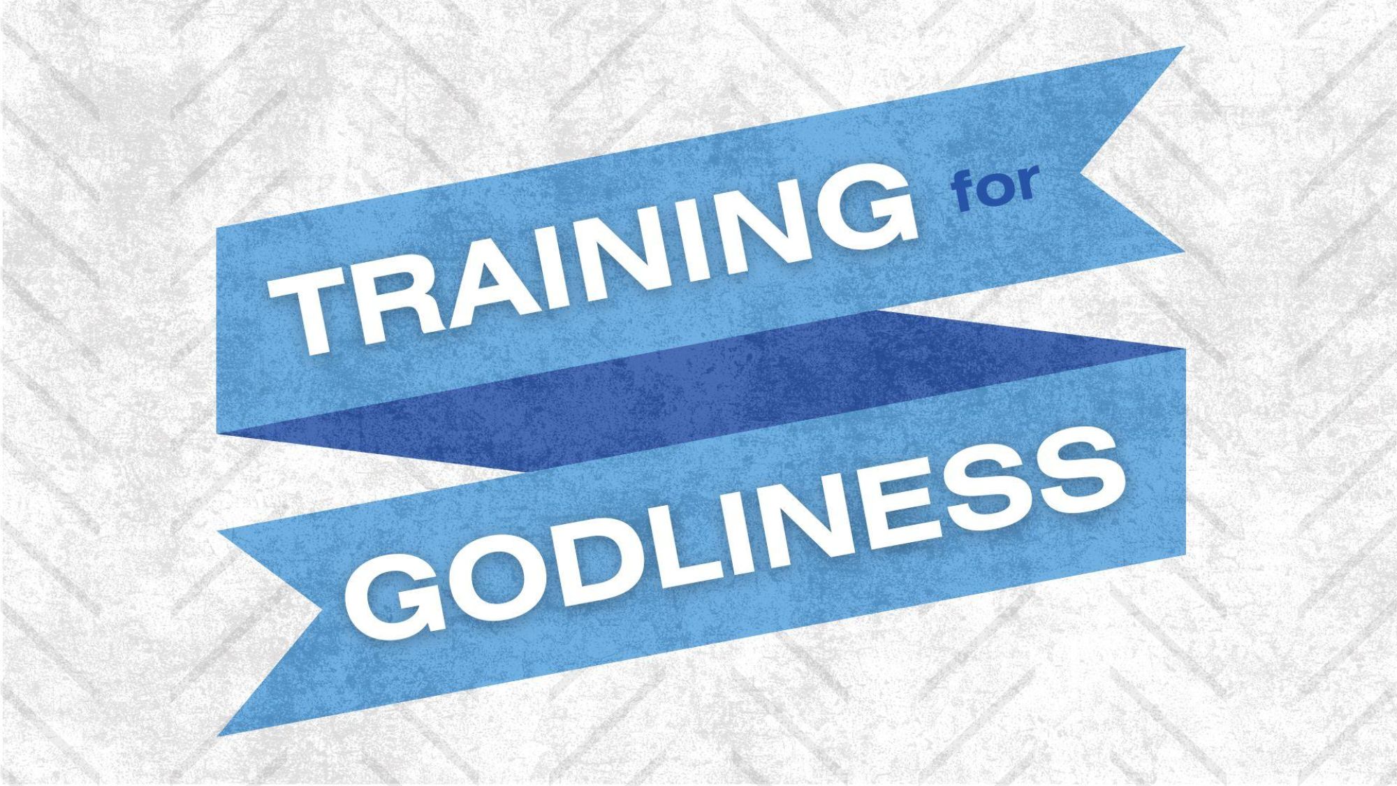 Training for Godliness sermon graphic