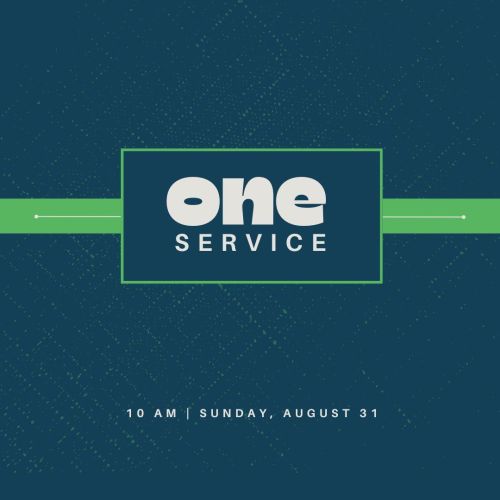One Service Sunday 1080 x 1080 px