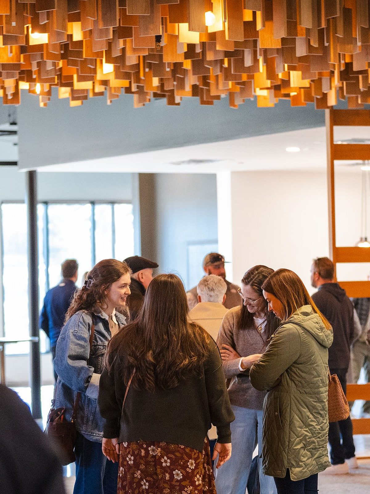 Lobby Womens Group Talking