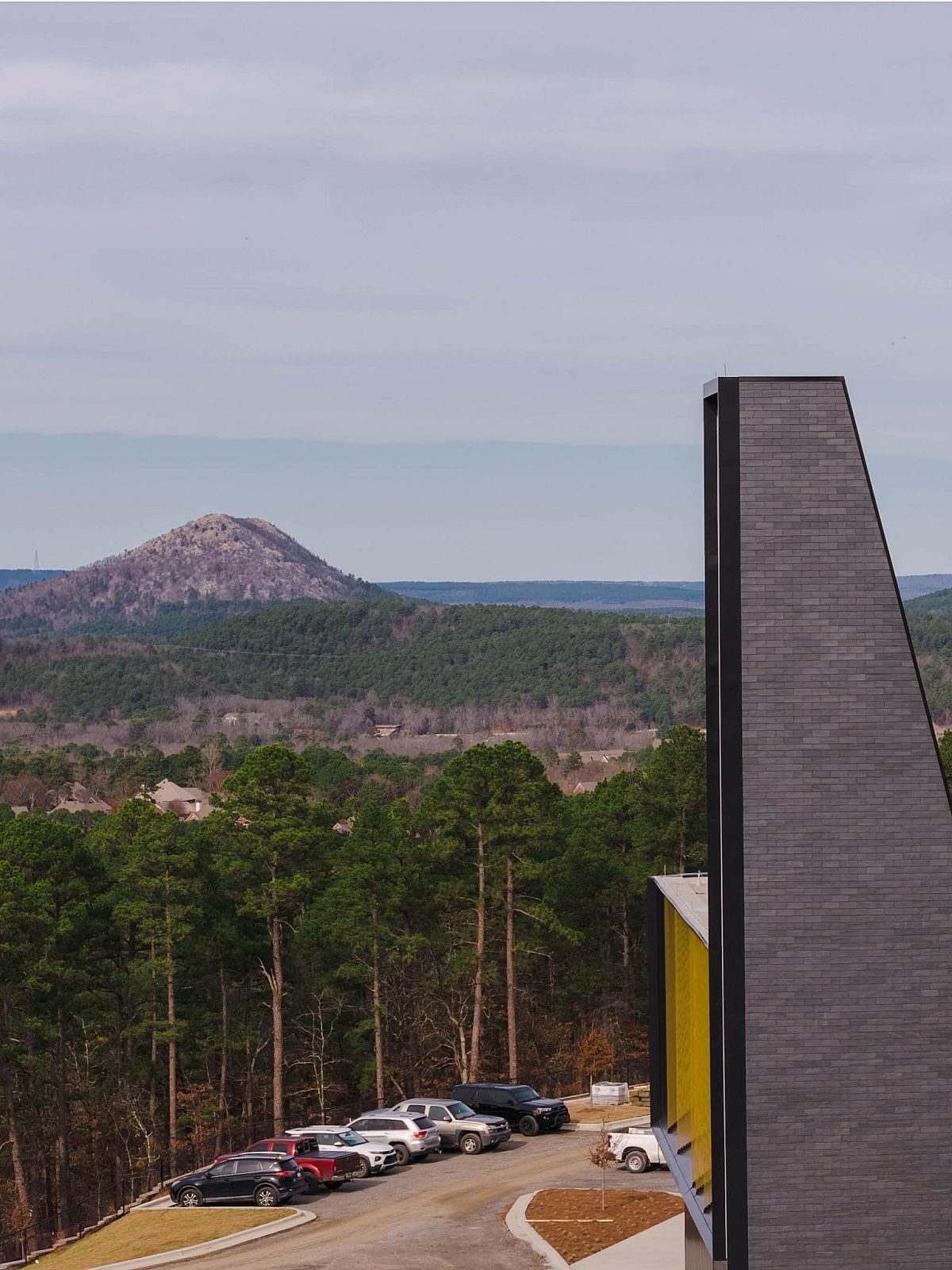 Tower with Pinnacle Mountain