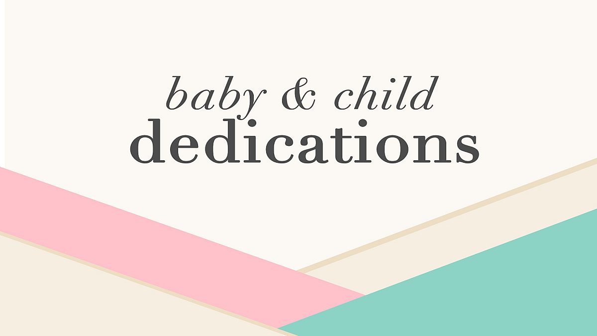 Baby Dedication website