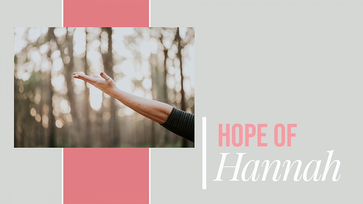 Hope of Hannah Sermon Cover