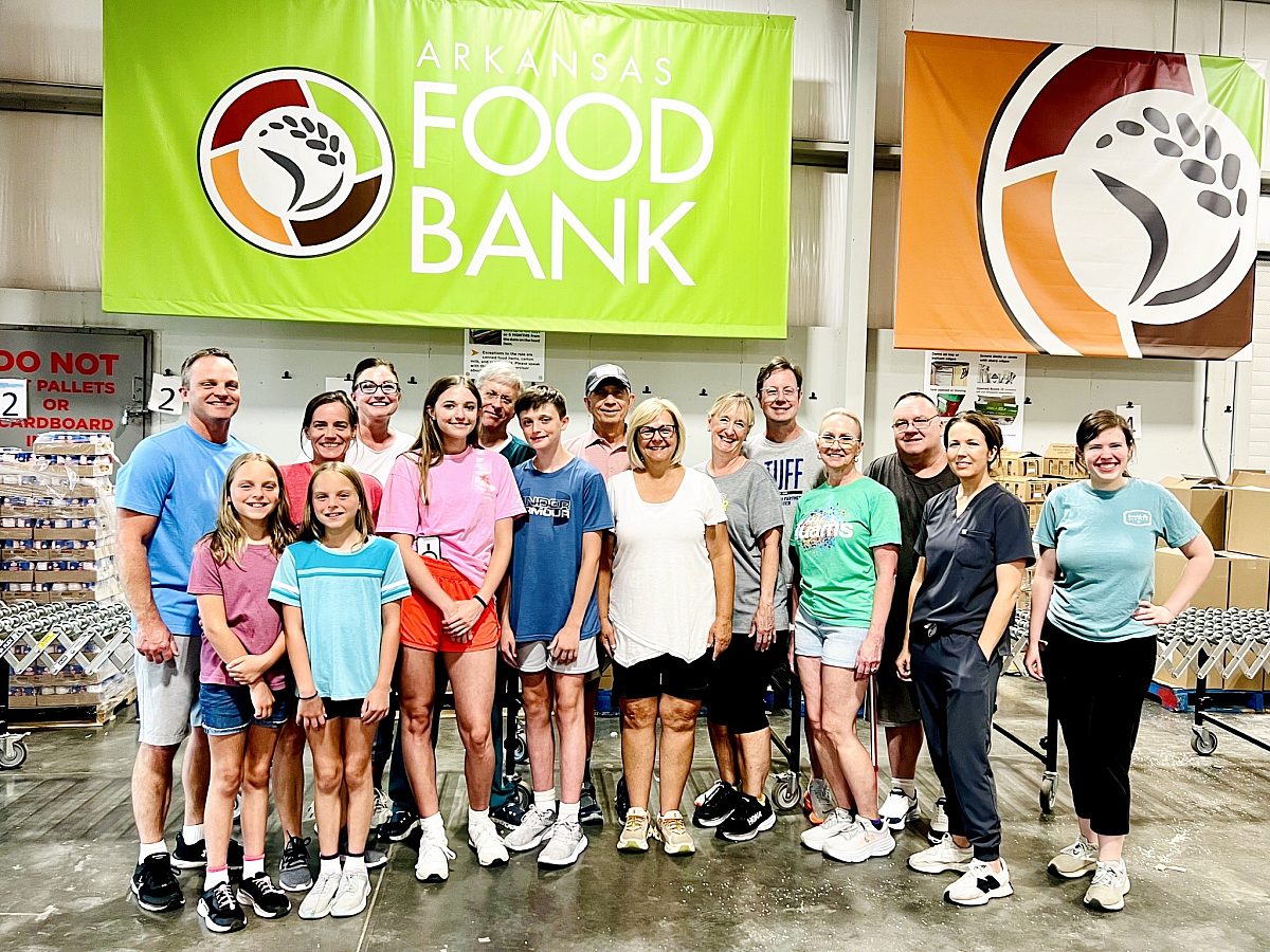 Serve Local Group at Food Bank
