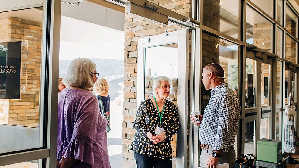 C3 volunteers greeters2