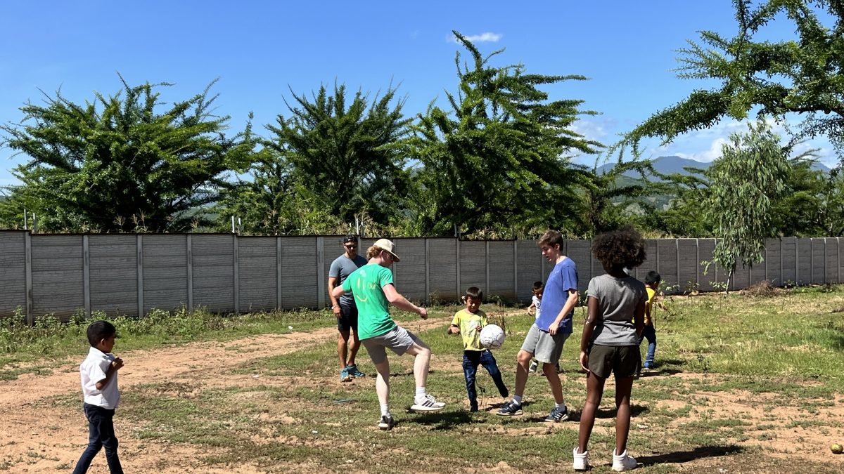 Guatemala Mission Trip Playing Kids